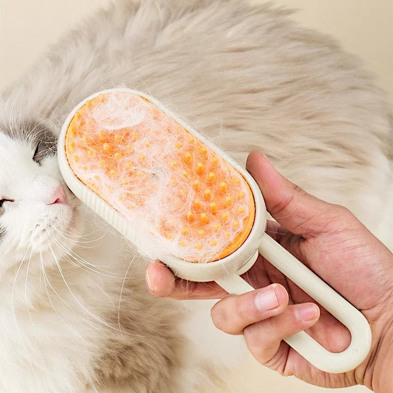 3-In-1 Steam Grooming Brush