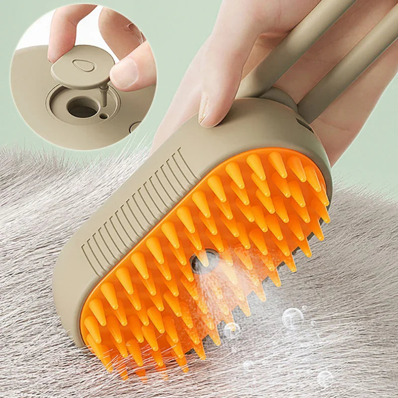 3-In-1 Steam Grooming Brush